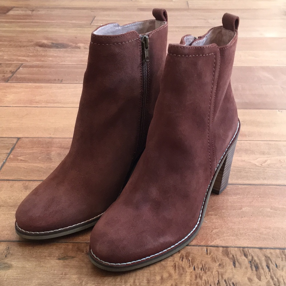 Seychelles Suede Boots, 8.5